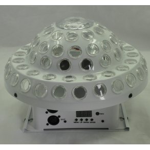 Diskokule LED 9 Farger med 150mv Rd & Grnn Laser