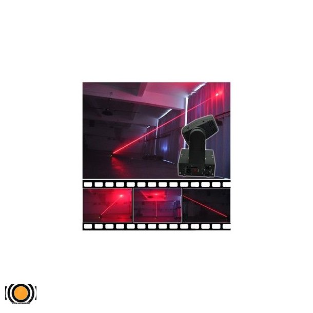 Laser Rd Mini Moving Head Fat beam 300mW 300nm