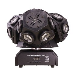 Trippel Discoball Moving head 2 in 1 LED &amp; Laser