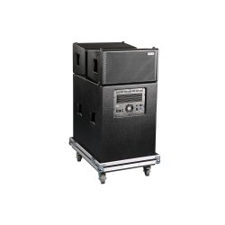 Admark Aktivt Line Array Anlegg med flightcases (4 stk topper + 2 stk Basskasser)