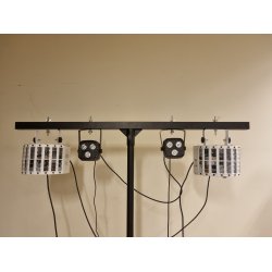 Diskolys pakke 6 p stativ (UTLEIE)