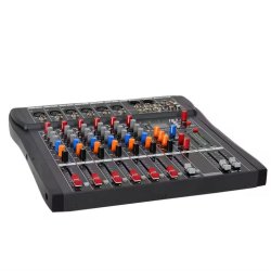 Mikser 6 Kanaler med USB Inngang og Bluetooth