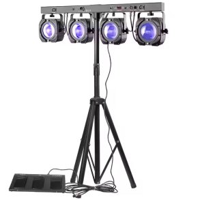 LED COB 4 Par system p stativ