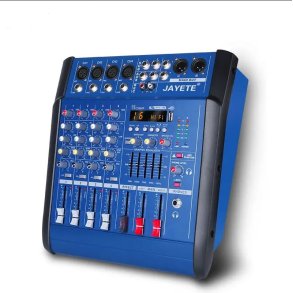 4 Kanals USB Mikser med Bluetooth og innebygd 2*250 W Forsterker