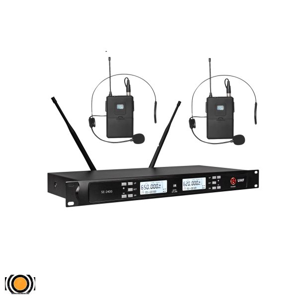 Trdls Mikrofon sett med 2 stk Bodypack Mikrofoner