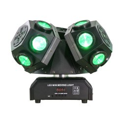 Trippel Discoball Moving head 2 in 1 LED &amp; Laser