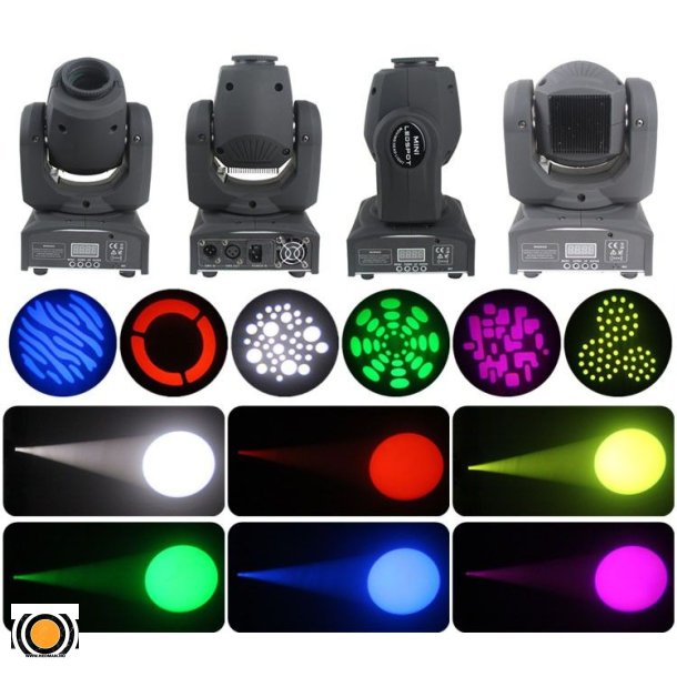Moving Head LED Light 12 W 7 Goboer