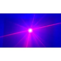Laser Stjerne Rd&Grnn 150mW + 3W Bl LED (UTLEIE)