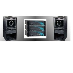 Ekstra Stor Passiv Lydpakke (2 stk Fulltonetopper m/ 8" Bass og 1 stk Dobbel 18"Basskasse) (UTLEIE)