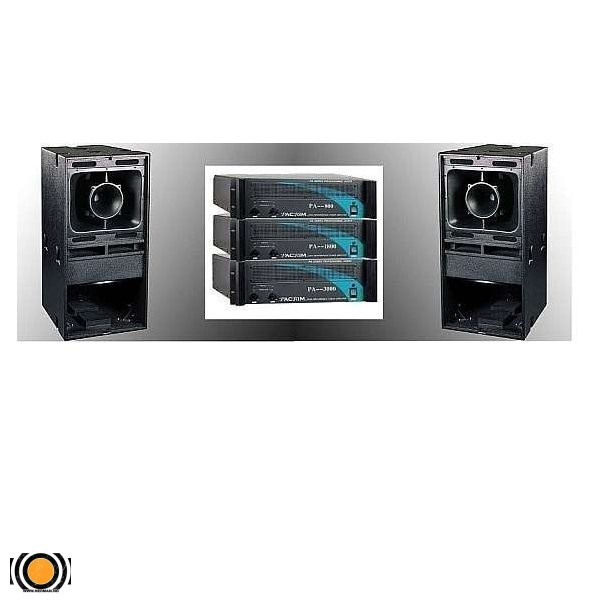 Ekstra Stor Passiv Lydpakke (2 stk Fulltonetopper m/ 8" Bass og 1 stk Dobbel 18"Basskasse) (UTLEIE)