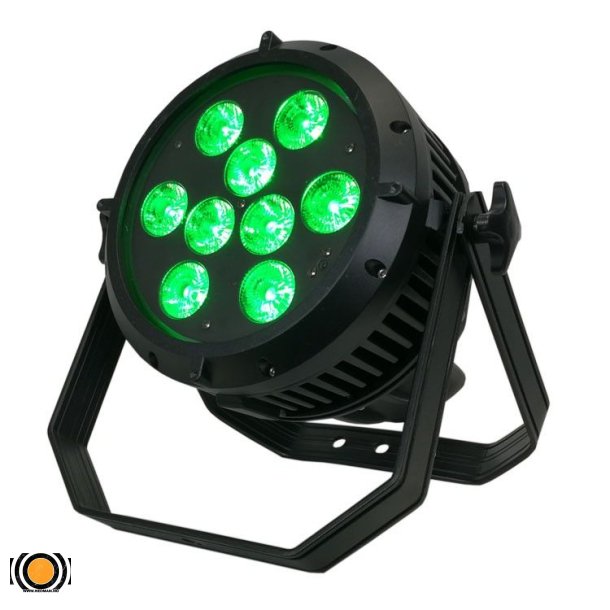 PAR 180 W RGBAW+UV (IP65) med Batteri (UTLEIE)