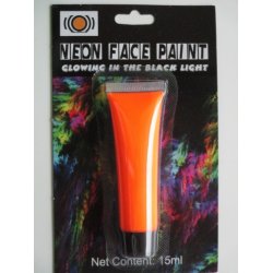 Fluorescerende UV Neon maling for ansikt og kropp 8 X 15ml