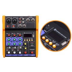 Mikser 3/4 Kanals med USB &amp; Bluetooth