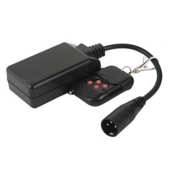 Rykmaskin 1000 W m/RGB Led Lys+ trdls fjernkontroll&kabel