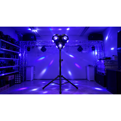 Moving Head Trippel Starryball LED med Stativ � Utleie