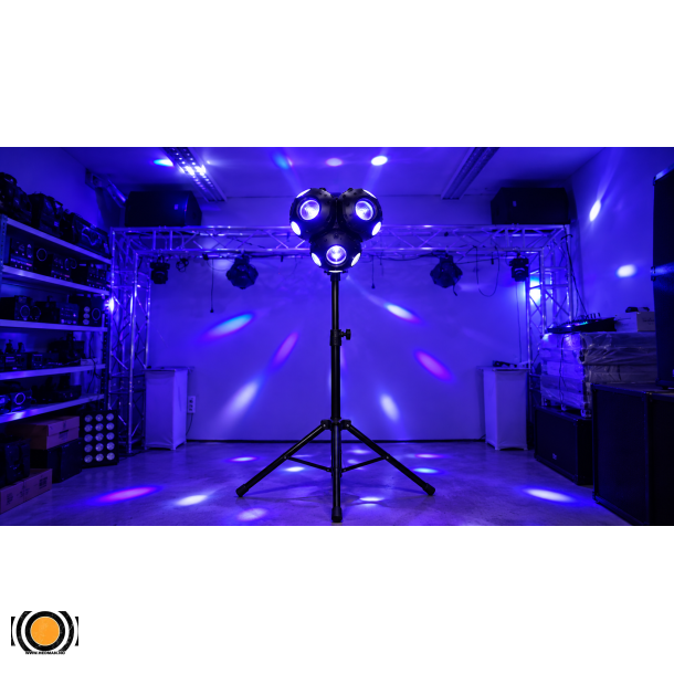 Moving Head Trippel Starryball LED med Stativ � Utleie