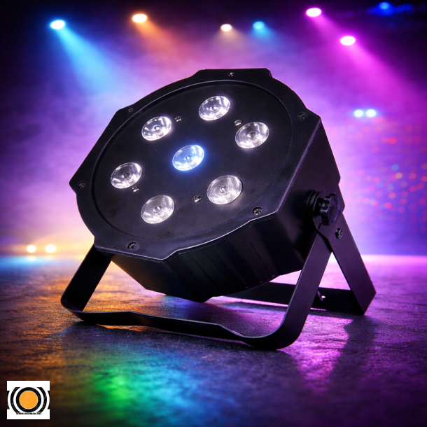 Par LED 70W RGBW - 7 � 10W LEDs