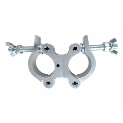 Teaterkrok / Lyskrok Dobbel 80 kg - Aluminium Clamp for Lys og Truss