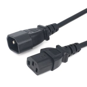 C13-C14 Strmkabel - 3 meter IEC C13 til C14