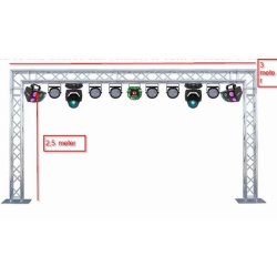 Komplett Truss system 2,5m * 3 meter