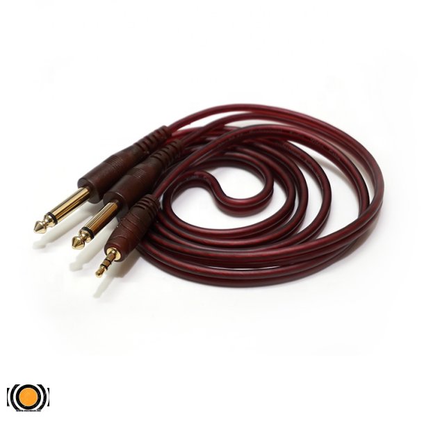 Stereo Minijack - 2xMono Jack Kabel, 1 m
