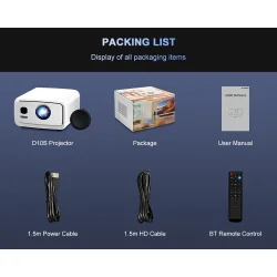 D10S 4K Projektor 4000 ANSI