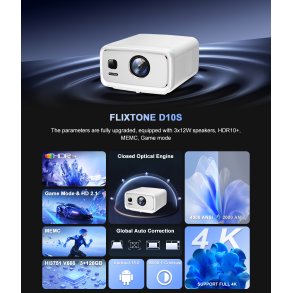 D10S 4K Projektor 4000 ANSI