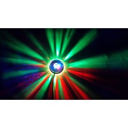 Diskokule LED 3 Farger + Sollys effekt