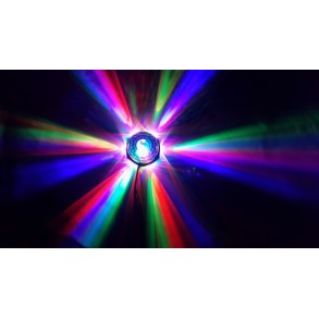 Diskokule LED 3 Farger + Sollys effekt