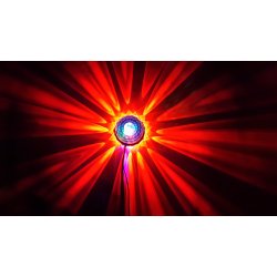 Diskokule LED 3 Farger + Sollys effekt