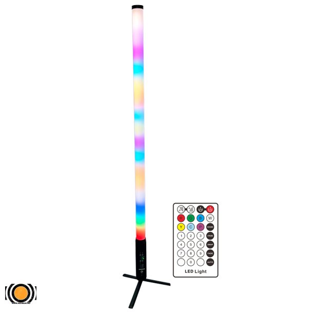 8 stk LED Tube IP 65 med Ladbar Flight case