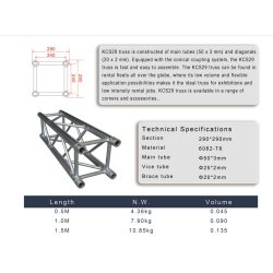 Komplett Truss system 2,5m * 3 meter