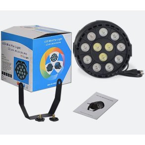 Par LED RBGW 12W DMX