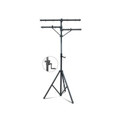 Lysstativ med T-bom + 1 ektra stativ p hver side + sveiv