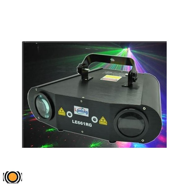 Laser Rd &amp; Grnn + LED Flower DMX