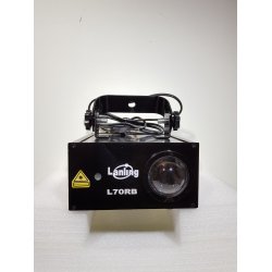 Rd &amp; Bl Stjernelaser med LED vanneffekt