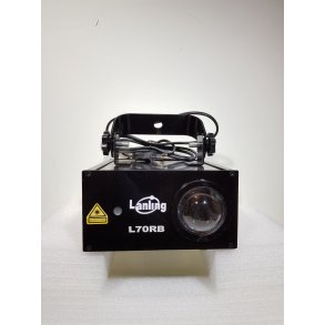 Rd & Bl Stjernelaser med LED vanneffekt