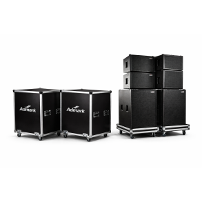 Komplett Line Array PA System � Klar til bruk
