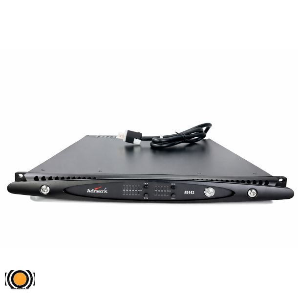 Admark AD442 Effektforsterker 4�4200W @ 8&Omega; � Klasse-D Kraftpakke