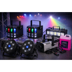 Diskolys Pakke 6 Mellomklasse med Strobe