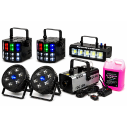 Diskolys Pakke 6 Mellomklasse med Strobe