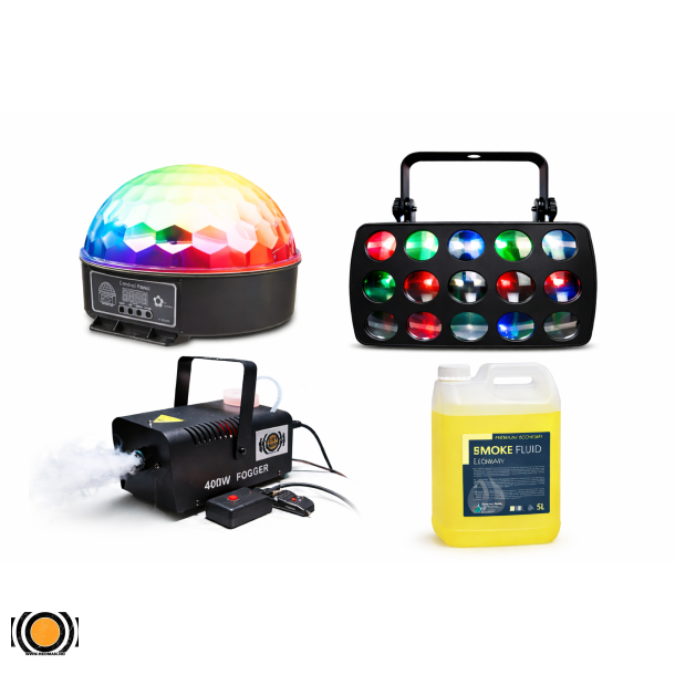 Diskolys Pakke 1 Budsjett