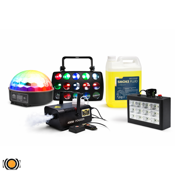 Diskolys Pakke 2 Budsjett med Strobe