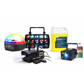 Diskolys Pakke 3 Budsjett med Laser