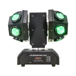 Dobbel Discoball Moving head 2 in 1 LED &amp; Laser