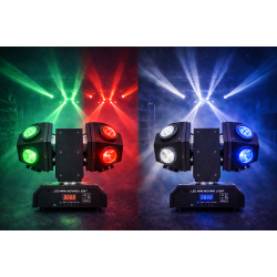 Dobbel Discoball Moving head 2 in 1 LED &amp; Laser
