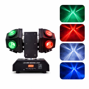 Dobbel Discoball Moving head 2 in 1 LED & Laser