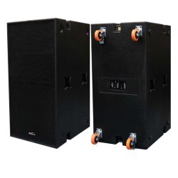 Dobbel 18" "Horn-loaded" Basskasse 3200W@4ohm