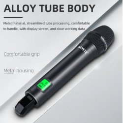 Trdls Mikrofon sett med 2 stk Hndholdt Mikrofoner