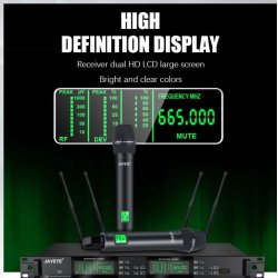 Trdls Mikrofon sett med 2 stk Hndholdte Mikrofoner